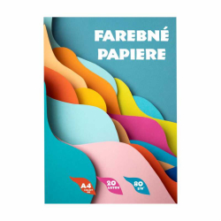 Papier farebn 20 listov