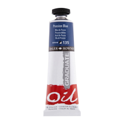 Olejov farba D&R Graduate 38ml, Prussian Blue 135