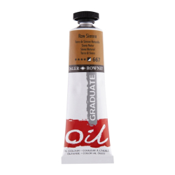 Olejov farba D&R Graduate 38ml, Raw Sienna 667