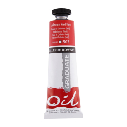 Olejov farba D&R Graduate 38ml, Cadmium Red Hue 503