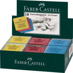 Guma Faber Castell farebn v plastovej krabike