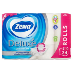 Toal.papier ZEWA 3vrs/24ks Deluxe biel