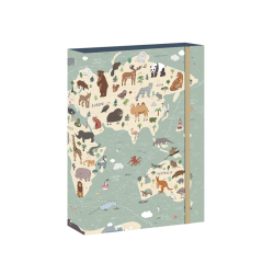 kolsk box A5 World Map REYBAG