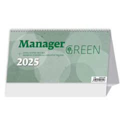 Stolov kalendr Manager Green 25