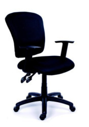Kancelrska stolika, alnen, ierny podstavec, MaYAH "Active"