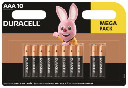 Batria, mikro AAA, 10ks, DURACELL "Basic"