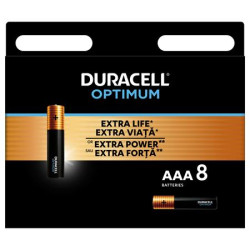 Batria, AAA, 8 ks, DURACELL "Optimum"