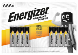 Batria, AAA mikrotukov, 8 ks, ENERGIZER "Alkaline Power"