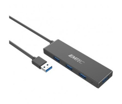 USB HUB, 4xUSB 3.1/1xUSB micro, EMTEC 