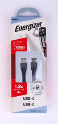 USB kbel, USB-C - USB-C, 1,2m, ENERGIZER, ierna