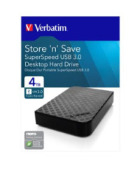 3,5" HDD (pevn disk), 4TB,  USB 3.0, VERBATIM "Store n Save"