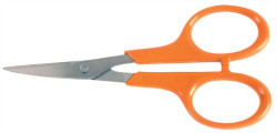 Nonice na manikru, 10 cm, zahnut, FISKARS "Classic", oranov