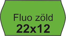 Cenov etikety, 22x12, FLUO zelen