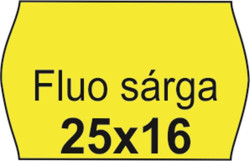 Cenov etikety, 25x16, FLUO citrnov