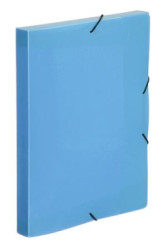 Doska s gumikou, 30 mm, PP, A4, VIQUEL "Coolbox", priehadn modr