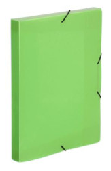 Doska s gumikou, 30 mm, PP, A4, VIQUEL "Coolbox", priehadn zelen