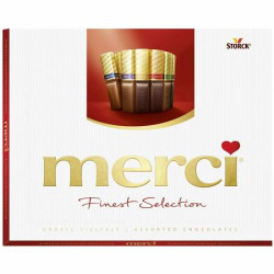 Dezert, 250 g, "Merci", vber mlienej a horkej okoldy