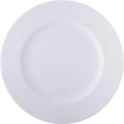 Plytk tanier, biely, 24 cm, 6 ks sada 