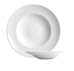 Hlbok tanier, biela, 23 cm, 6-kusov set, 