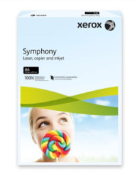 Kancelrsky papier, farebn, A4, 160 g, XEROX "Symphony", svetlomodr (pastelov)