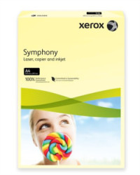 Kancelrsky papier, farebn, A4, 160 g, XEROX "Symphony", svetlolt (pastelov)