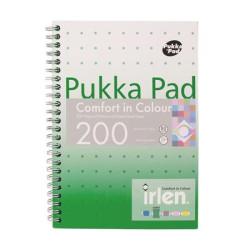 pirlov zoit, A5, linajkov, 100 listov, PUKKA PAD "Irlen Jotta Green"