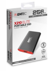 SSD (vonkajia pam), 256GB, USB 3.2, 500/500 MB/s, EMTEC "X210"