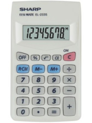 Kalkulaka, vreckov, 8 miestny displej, SHARP "EL-233S"
