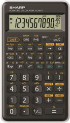 Kalkulaka, vedeck, 146 funkci, SHARP "EL-501TBWH", ierno-biela