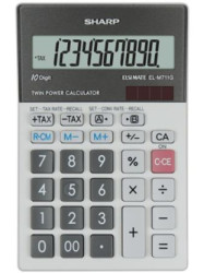 Kalkulaka, stolov, 10 znakov, SHARP "EL-M711G"
