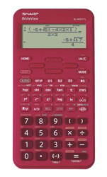 Kalkulaka, vedeck, 420 funkci, SHARP "EL-W531TL", viovo-erven