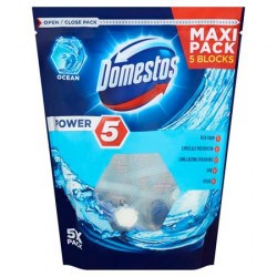 WC osvieujci blok, 5 ks, DOMESTOS "Power 5", ocen