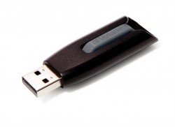 USB k, 16GB, USB 3.2, 60/12 MB/s, VERBATIM "V3", ierno-siv