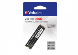 SSD (vntorn pam), 1TB, PCIe NVMe M2, 3300/1300 MB/s, VERBATIM "Vi3000"