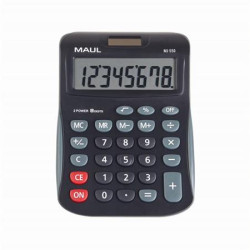 Kalkulaka, stolov, 8 miestny displej, MAUL "MJ 550", ierna-siv