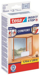 Sieka proti hmyzu, na okno, samolepiaca, 1,3 x 1,5 m,  TESA "Comfort", biela