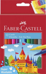 Fixky, sada, FABER-CASTELL, 12 rznych farieb "Castle"