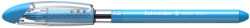Gukov pero, 0,7 mm, s vrchnkom, SCHNEIDER "Slider Basic XB", svetlomodr