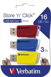 USB k, 3 x 16GB, USB 3.2, 80/25MB/sec, VERBATIM 