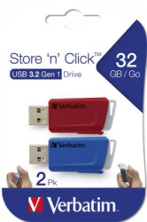 USB k, 2 x 32GB, USB 3.2, 80/25MB/sec, VERBATIM 