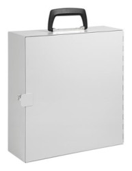 Odkladacia kovov krabica,  A4,36,5x33x11 cm, WEDO svetlosiv