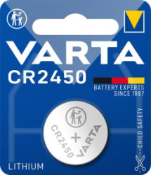 Gombkov batria, CR2450, 1 ks, VARTA 