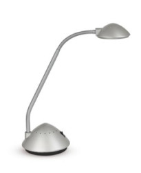 Stolov lampa, LED, MAUL "Arc", strieborn